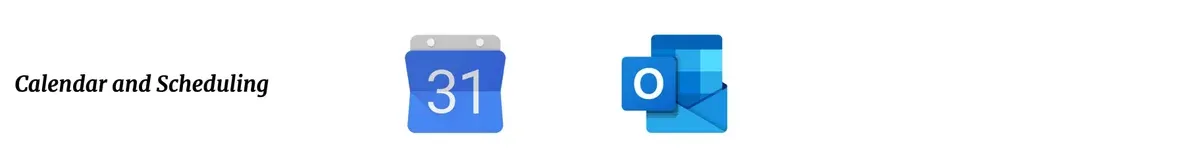 Calendar and Scheduling