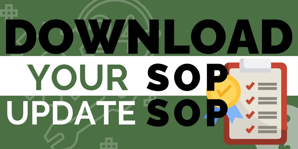 Get the SOP Update SOP