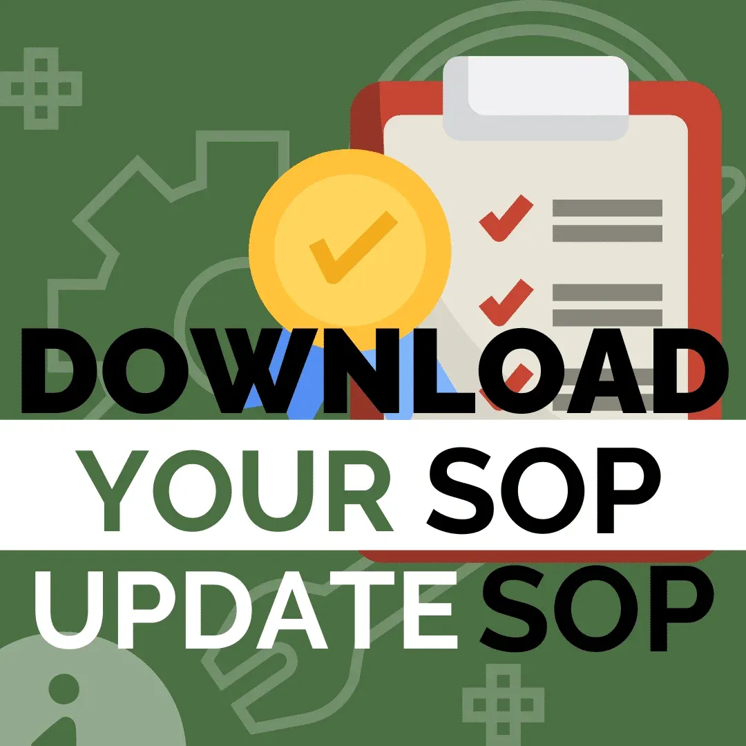 Get the SOP Update SOP
