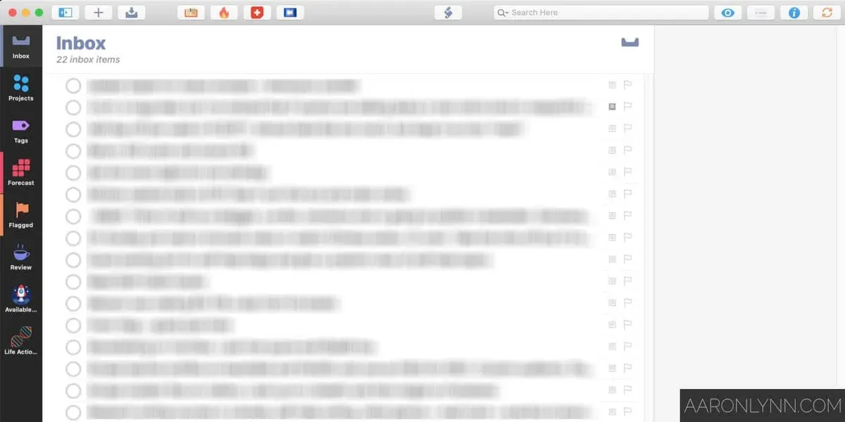 Task Manger Inbox (OmniFocus)