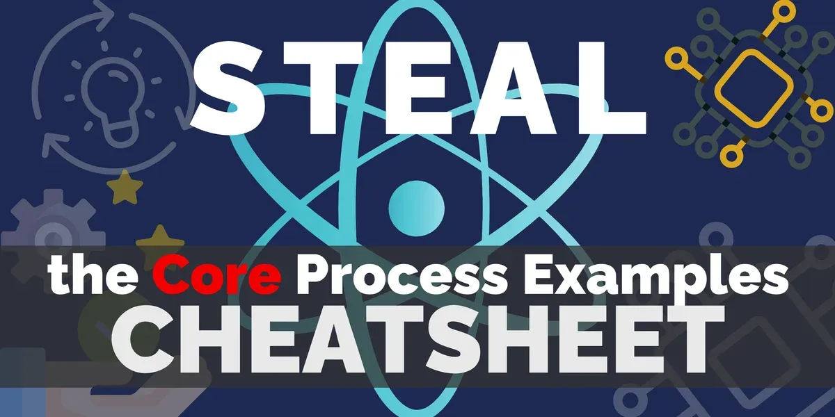 Steal the Core Process Examples Cheatsheet